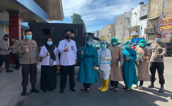 Polda Lampung Beri Bantuan 1000 alat Test Rapid Antigen Kepada Lapas Kelas I Bandar Lampung 